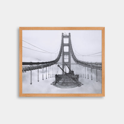 Golden Gate Bridge During Construction, 1936.