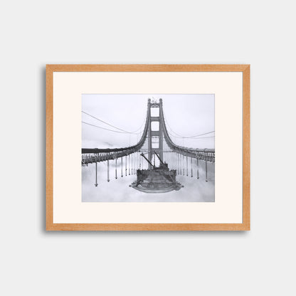 Golden Gate Bridge During Construction, 1936.