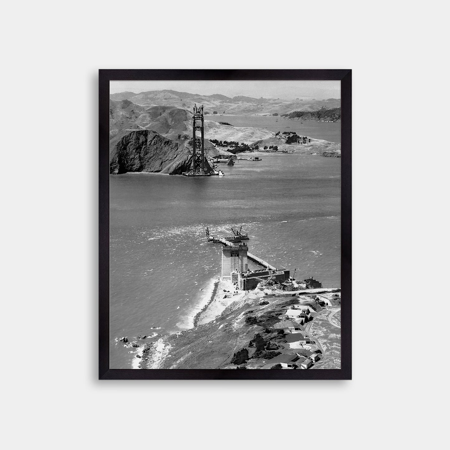 Golden Gate Bridge Under Construction, 1934