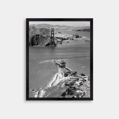 Golden Gate Bridge Under Construction, 1934