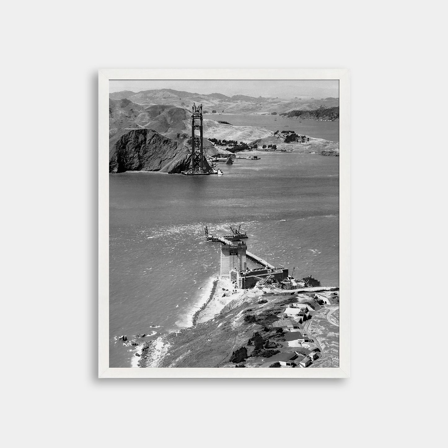 Golden Gate Bridge Under Construction, 1934