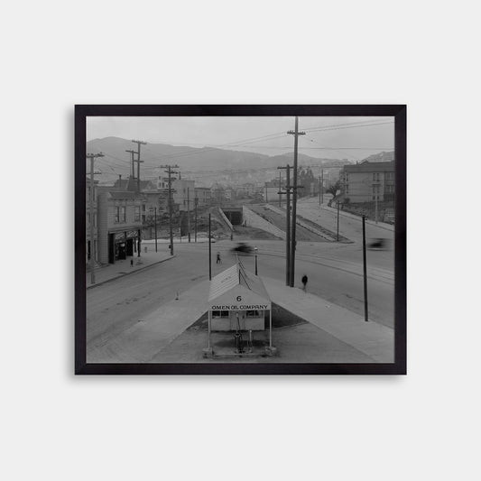 Intersection of Castro, Market, and 17th Streets, 1917.