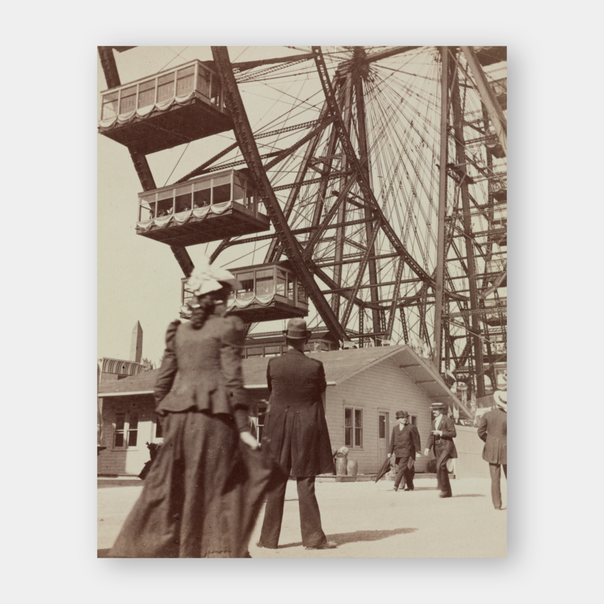 Large Ferris Wheel at the World's Columbian Exposition, Chicago, 1893