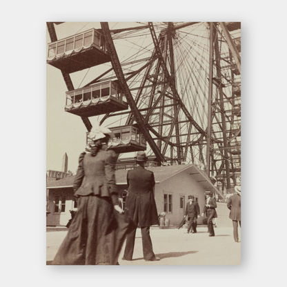 Large Ferris Wheel at the World's Columbian Exposition, Chicago, 1893