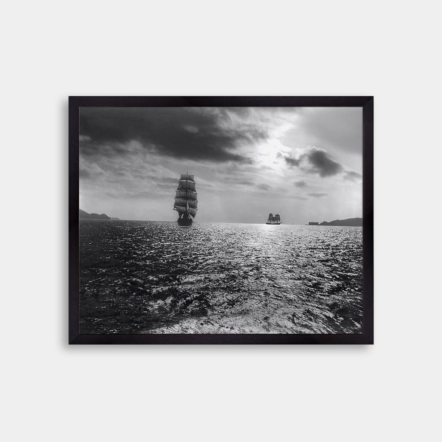 Sailing ships in San Francisco Bay, circa 1904