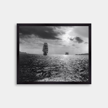 Sailing ships in San Francisco Bay, circa 1904