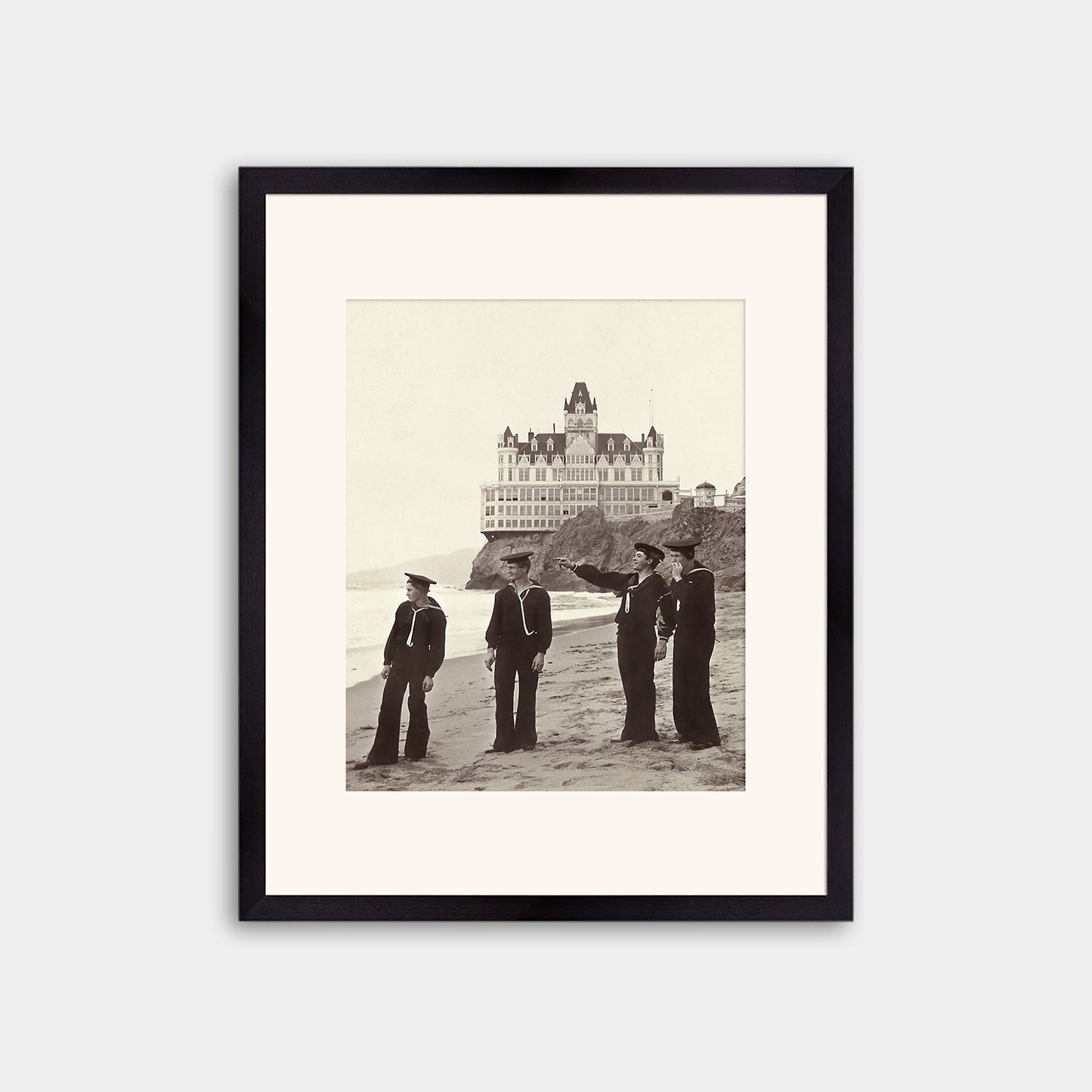 Sailors at the Cliff House, 1901