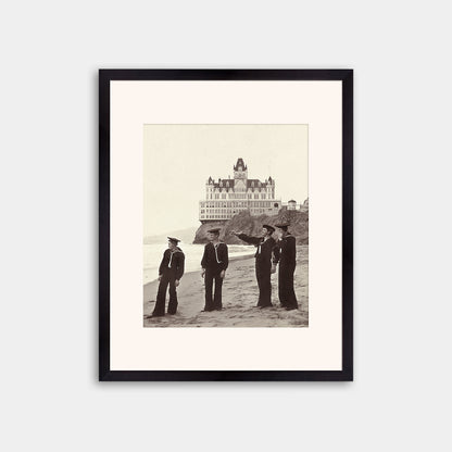 Sailors at the Cliff House, 1901