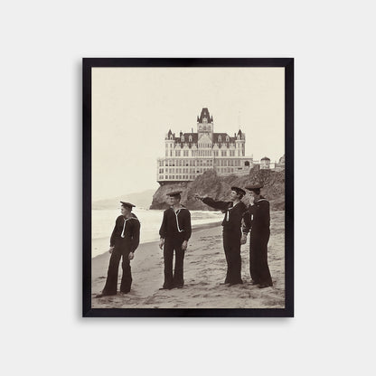 Sailors at the Cliff House, 1901