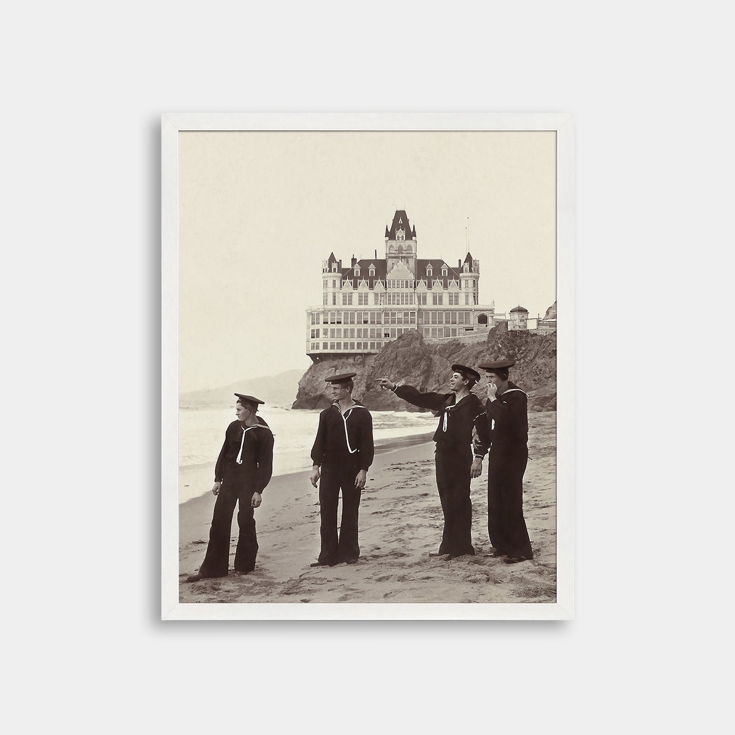 Sailors at the Cliff House, 1901