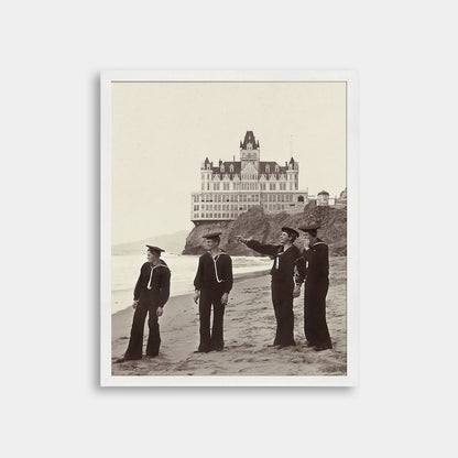 Sailors at the Cliff House, 1901