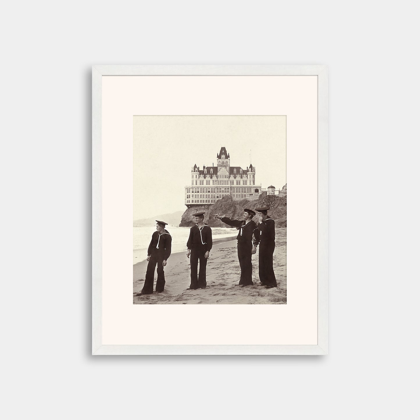 Sailors at the Cliff House, 1901