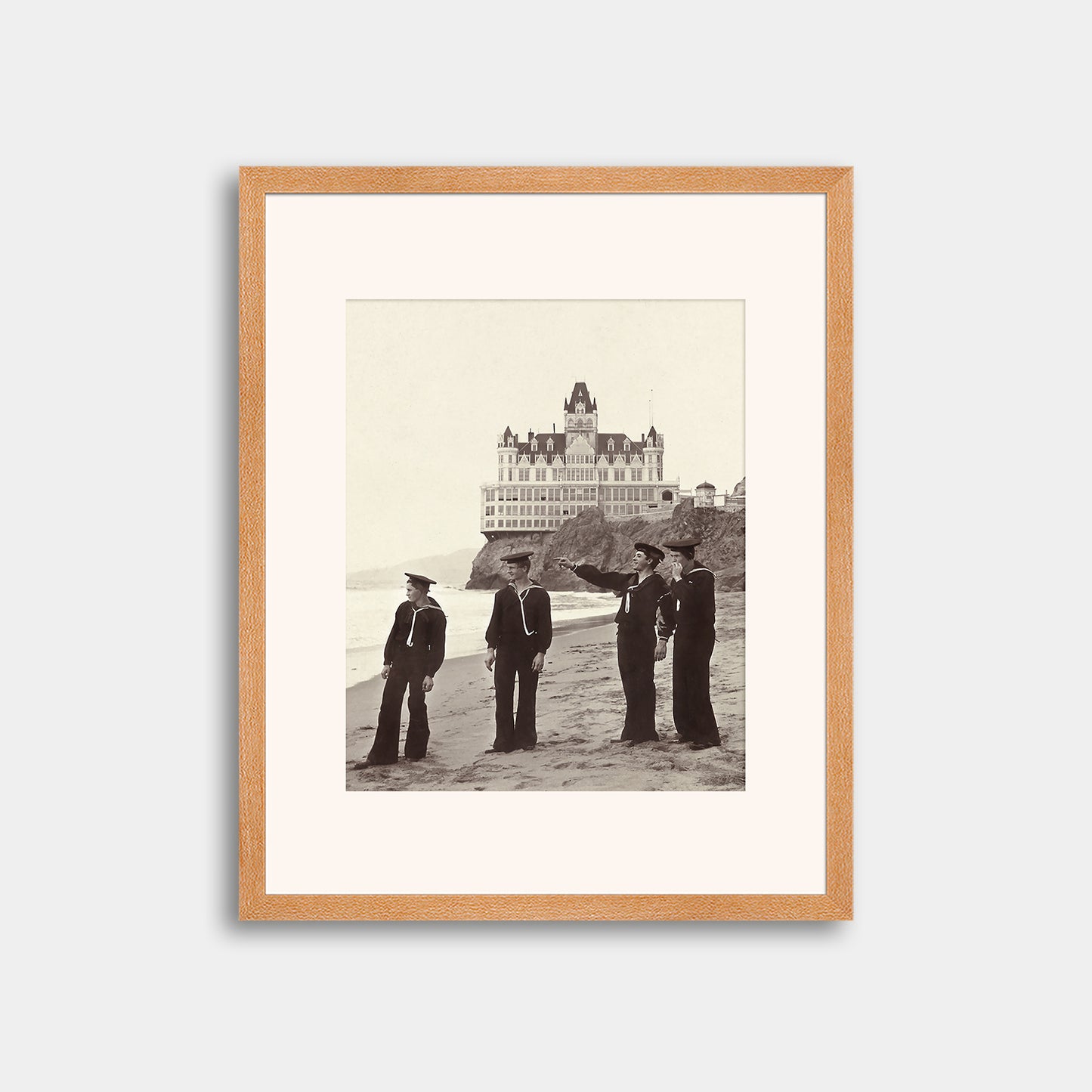 Sailors at the Cliff House, 1901