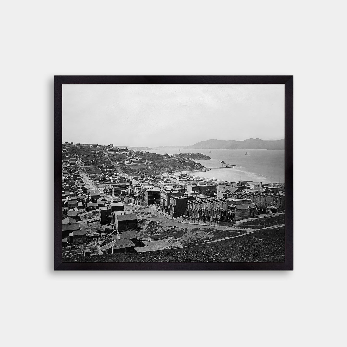 San Francisco Bay from Telegraph Hill, circa 1880s