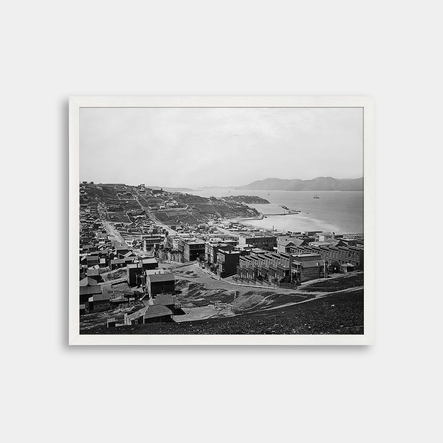 San Francisco Bay from Telegraph Hill, circa 1880s