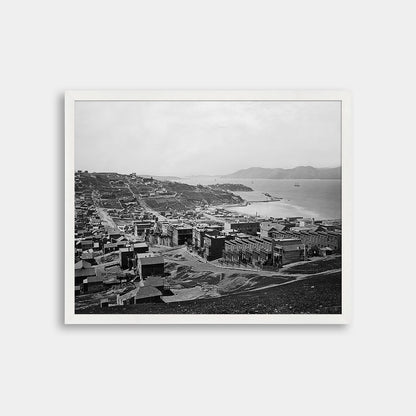 San Francisco Bay from Telegraph Hill, circa 1880s
