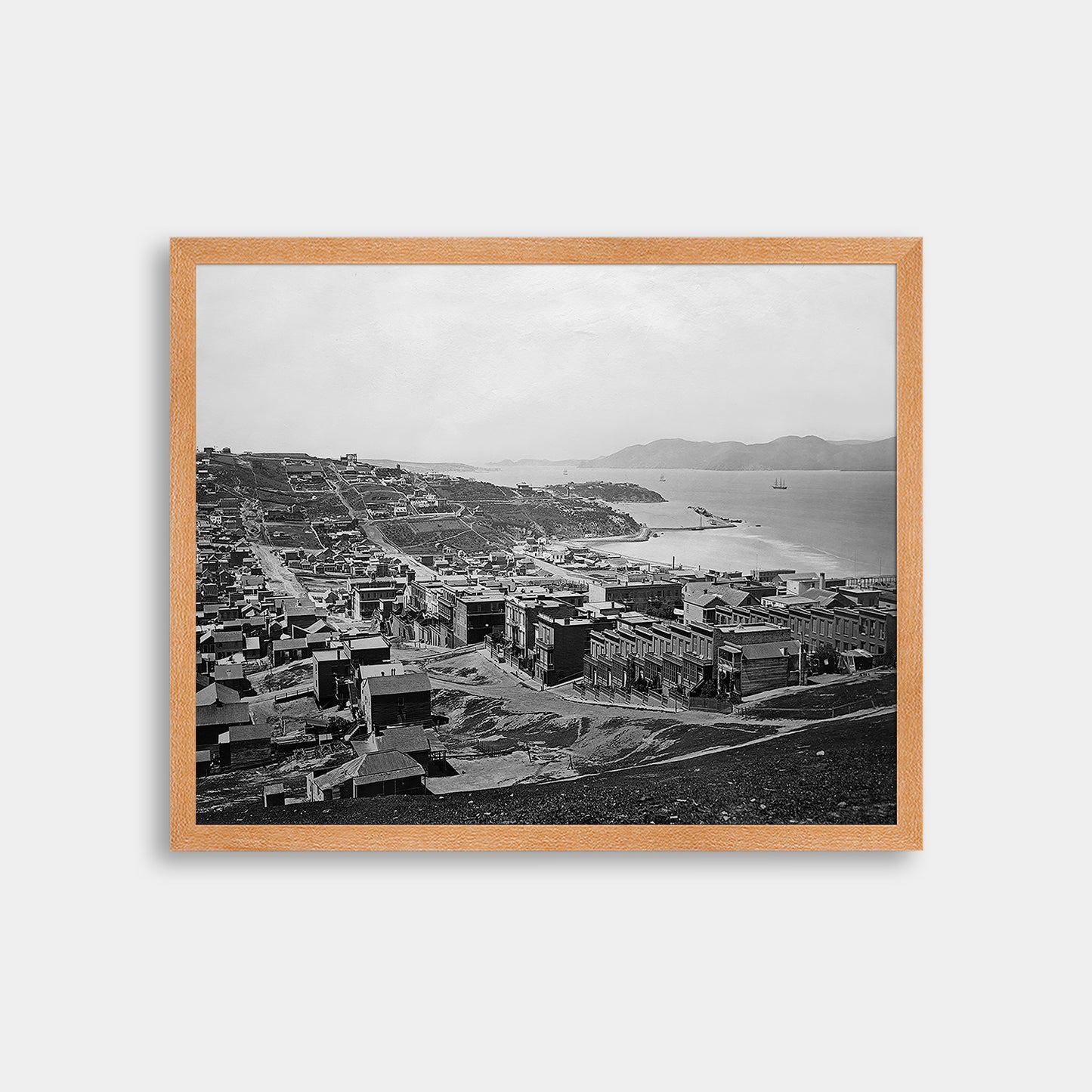 San Francisco Bay from Telegraph Hill, circa 1880s