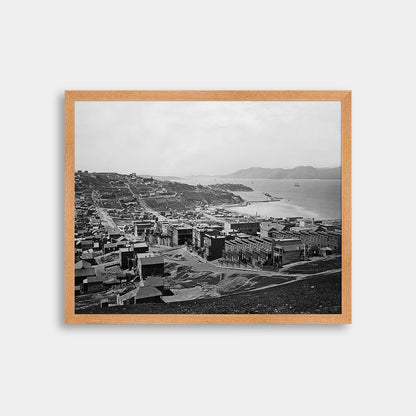 San Francisco Bay from Telegraph Hill, circa 1880s