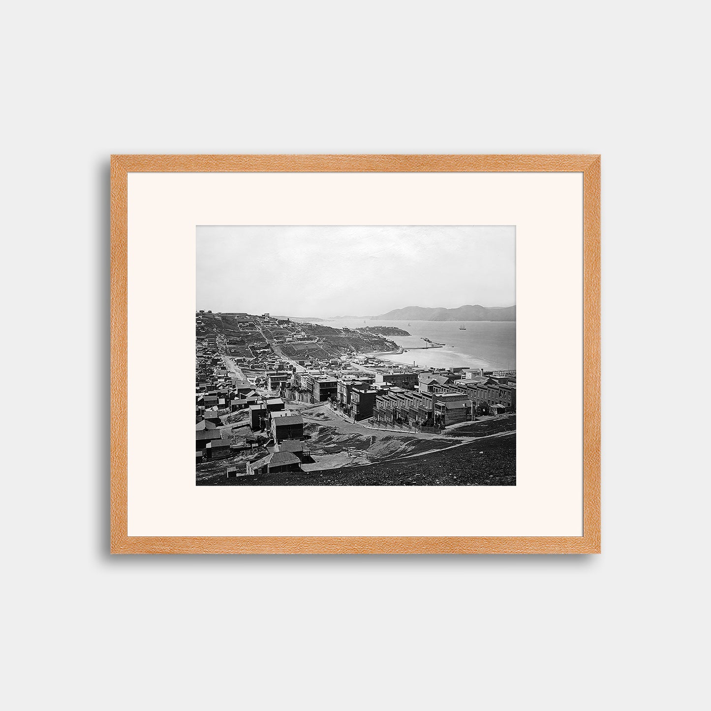 San Francisco Bay from Telegraph Hill, circa 1880s