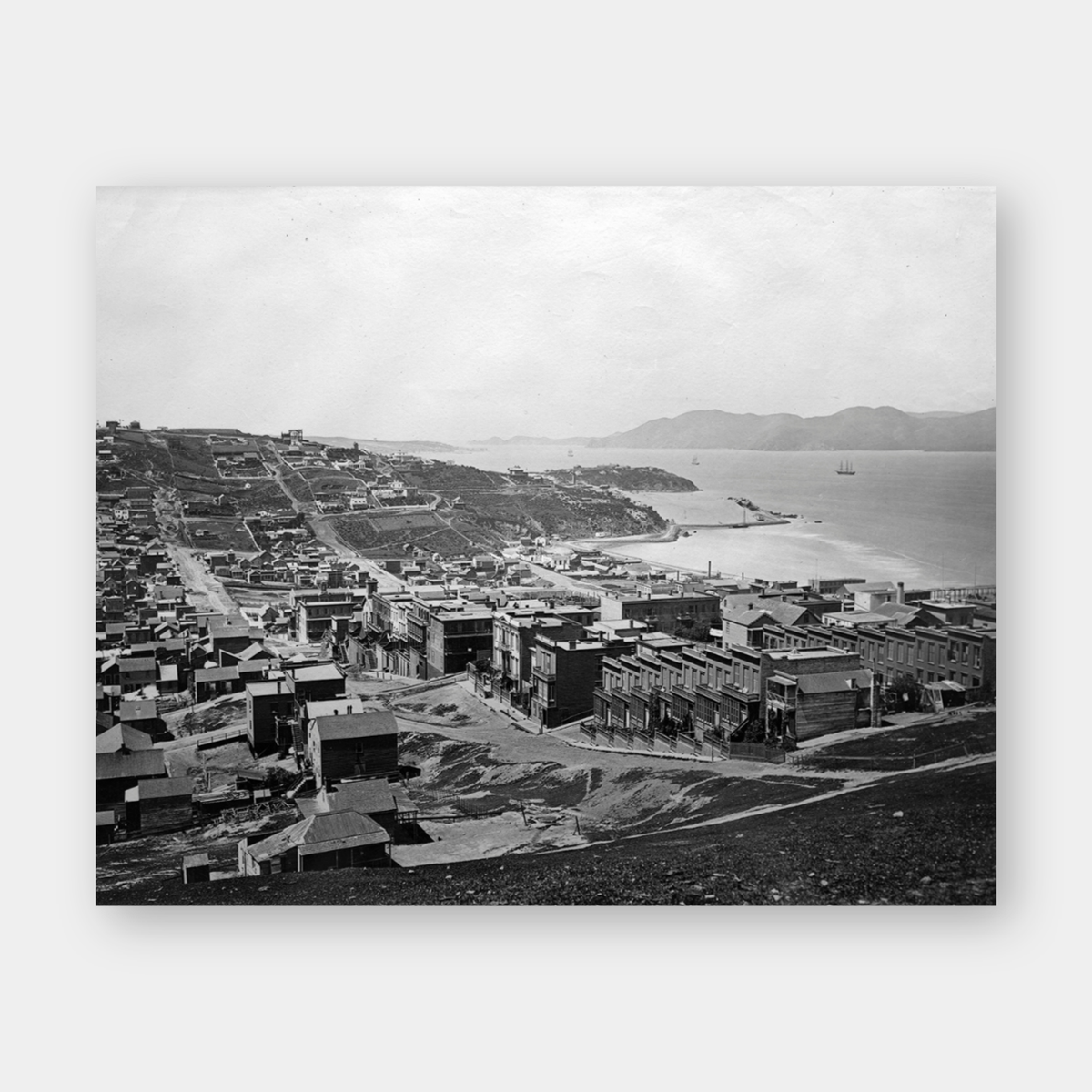 San Francisco Bay from Telegraph Hill, circa 1880s