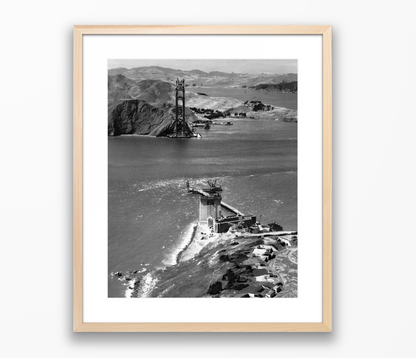 Golden Gate Bridge Under Construction, 1934