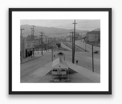 Intersection of Castro, Market, and 17th Streets, 1917.