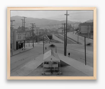 Intersection of Castro, Market, and 17th Streets, 1917.
