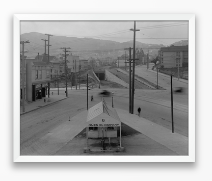 Intersection of Castro, Market, and 17th Streets, 1917.