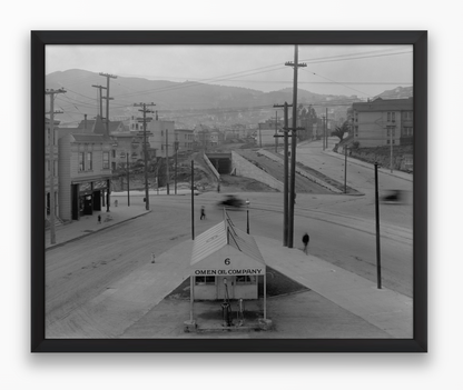 Intersection of Castro, Market, and 17th Streets, 1917.