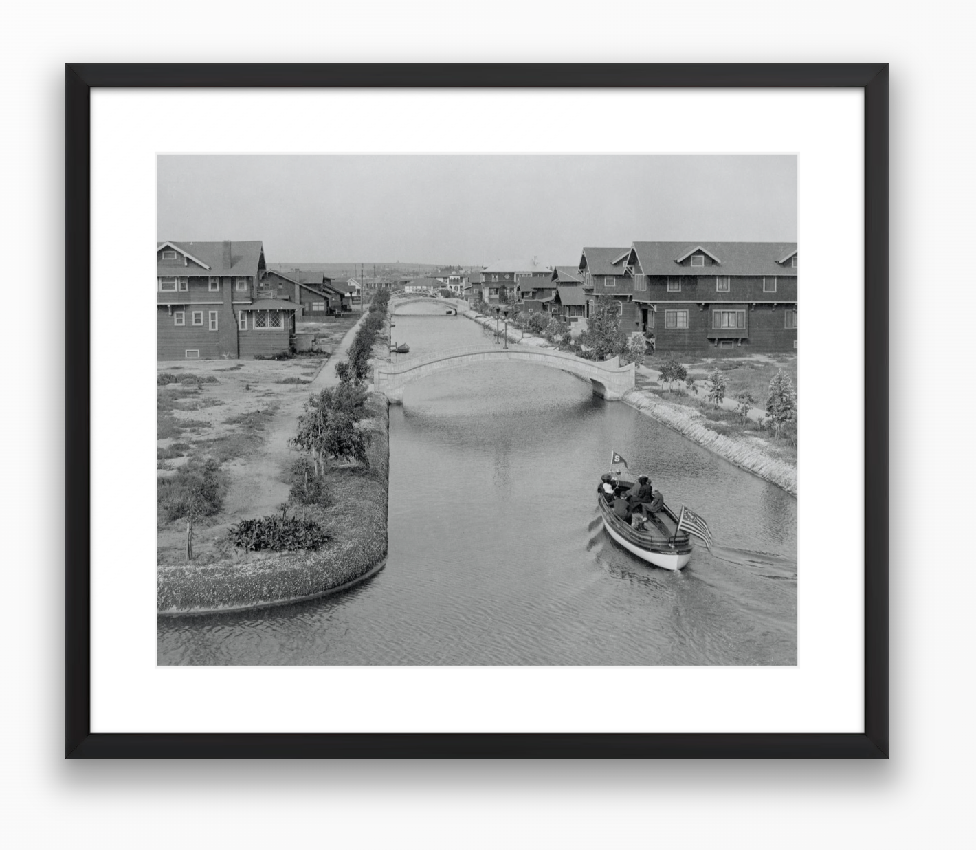 Aldebaran Canal, Venice, California, 1911