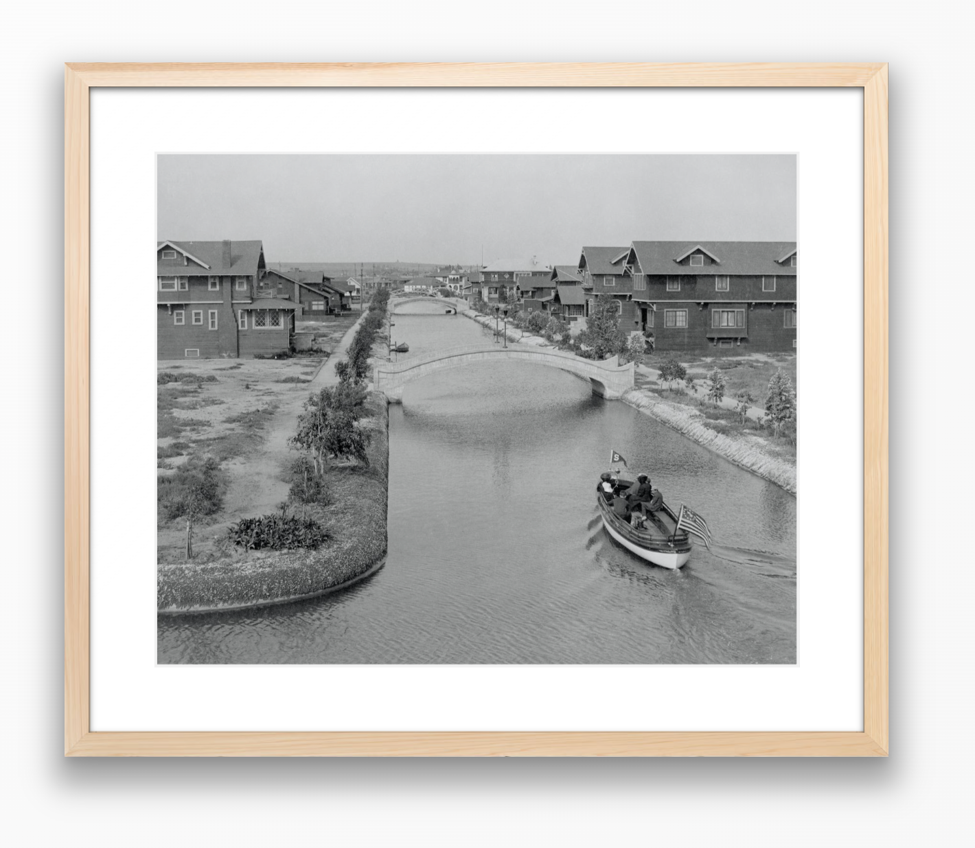 Aldebaran Canal, Venice, California, 1911