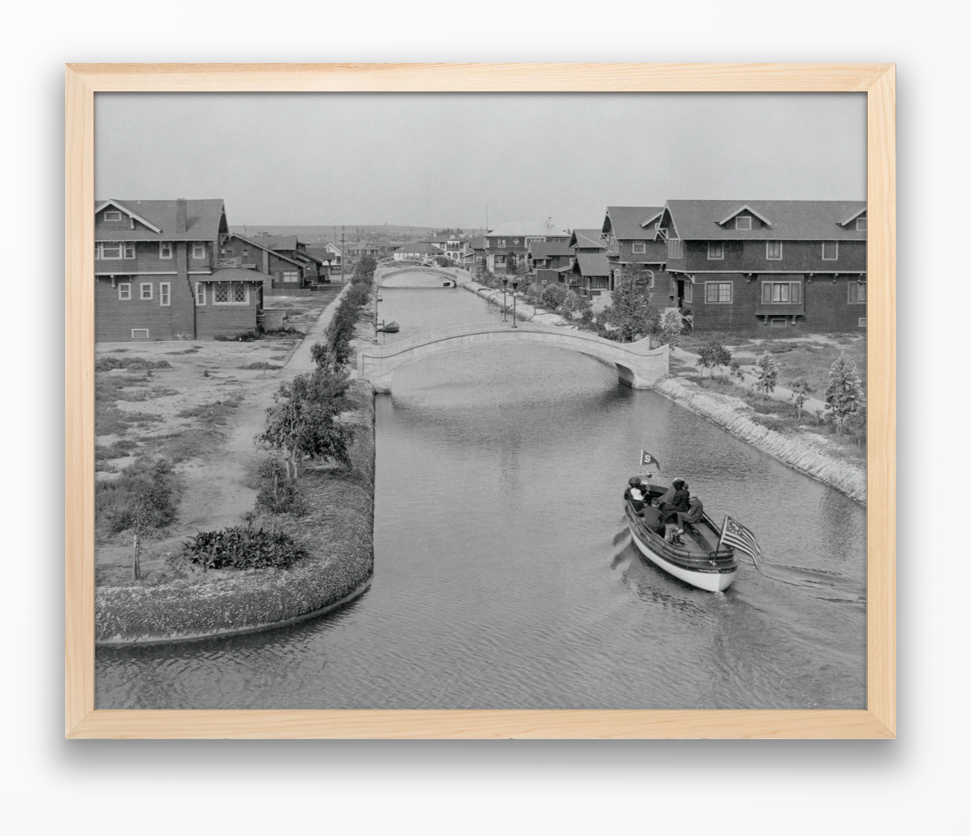 Aldebaran Canal, Venice, California, 1911