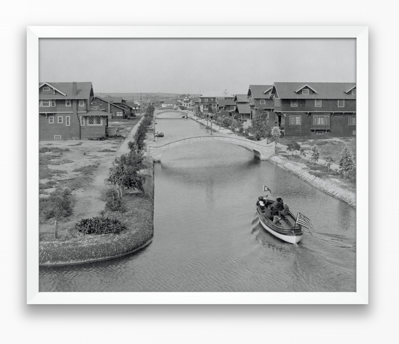 Aldebaran Canal, Venice, California, 1911