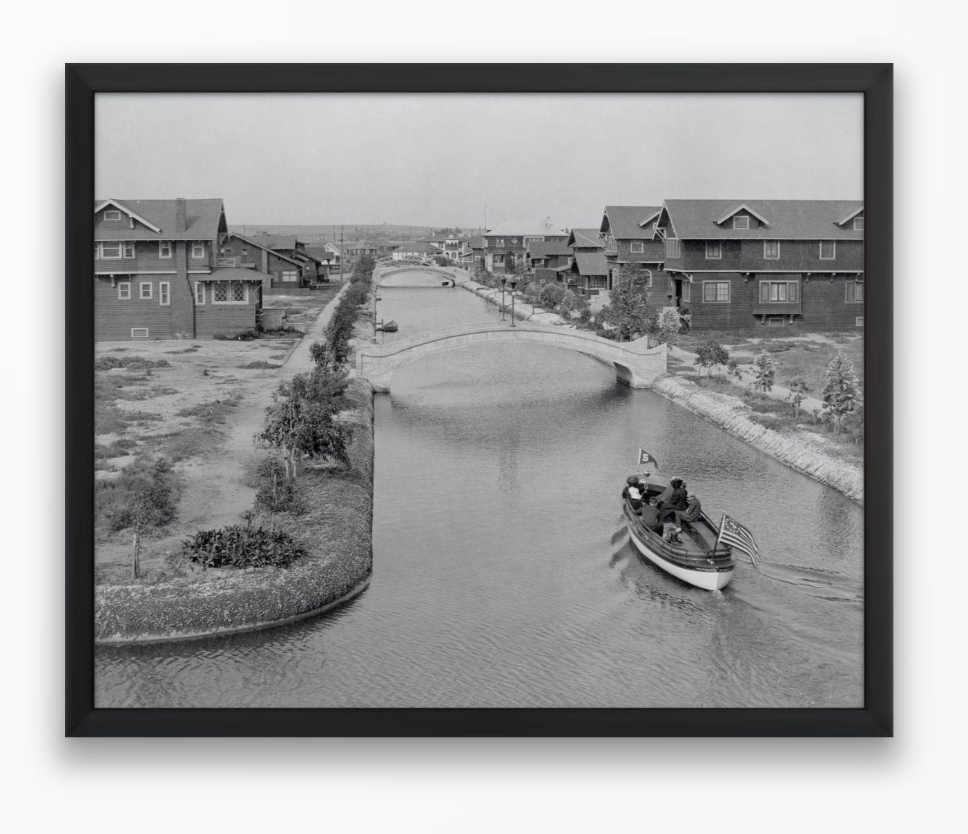 Aldebaran Canal, Venice, California, 1911