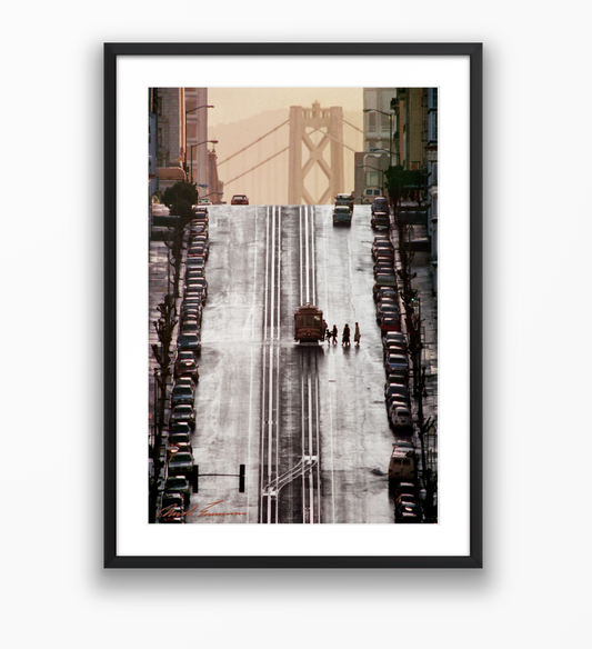 California Street Cable Car at Leavenworth, 1985