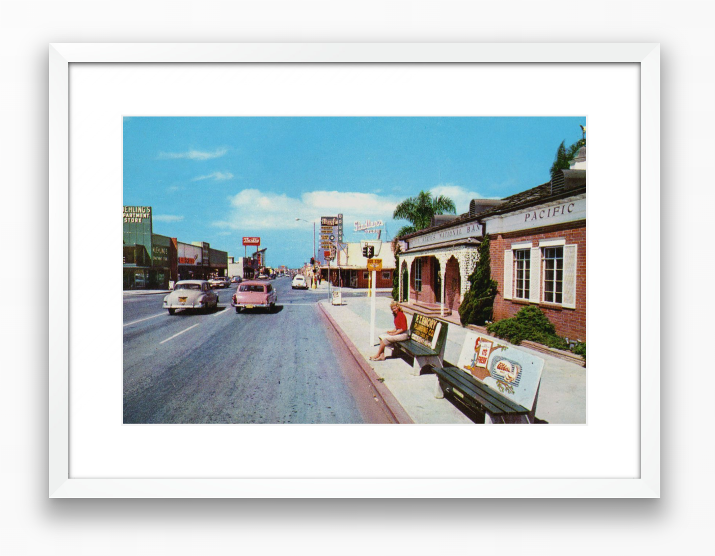 Garnet Avenue, Pacific Beach, 1950s