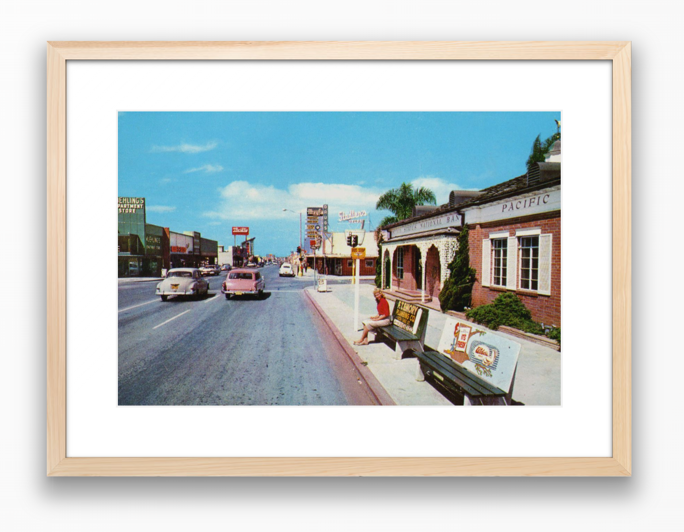 Garnet Avenue, Pacific Beach, 1950s