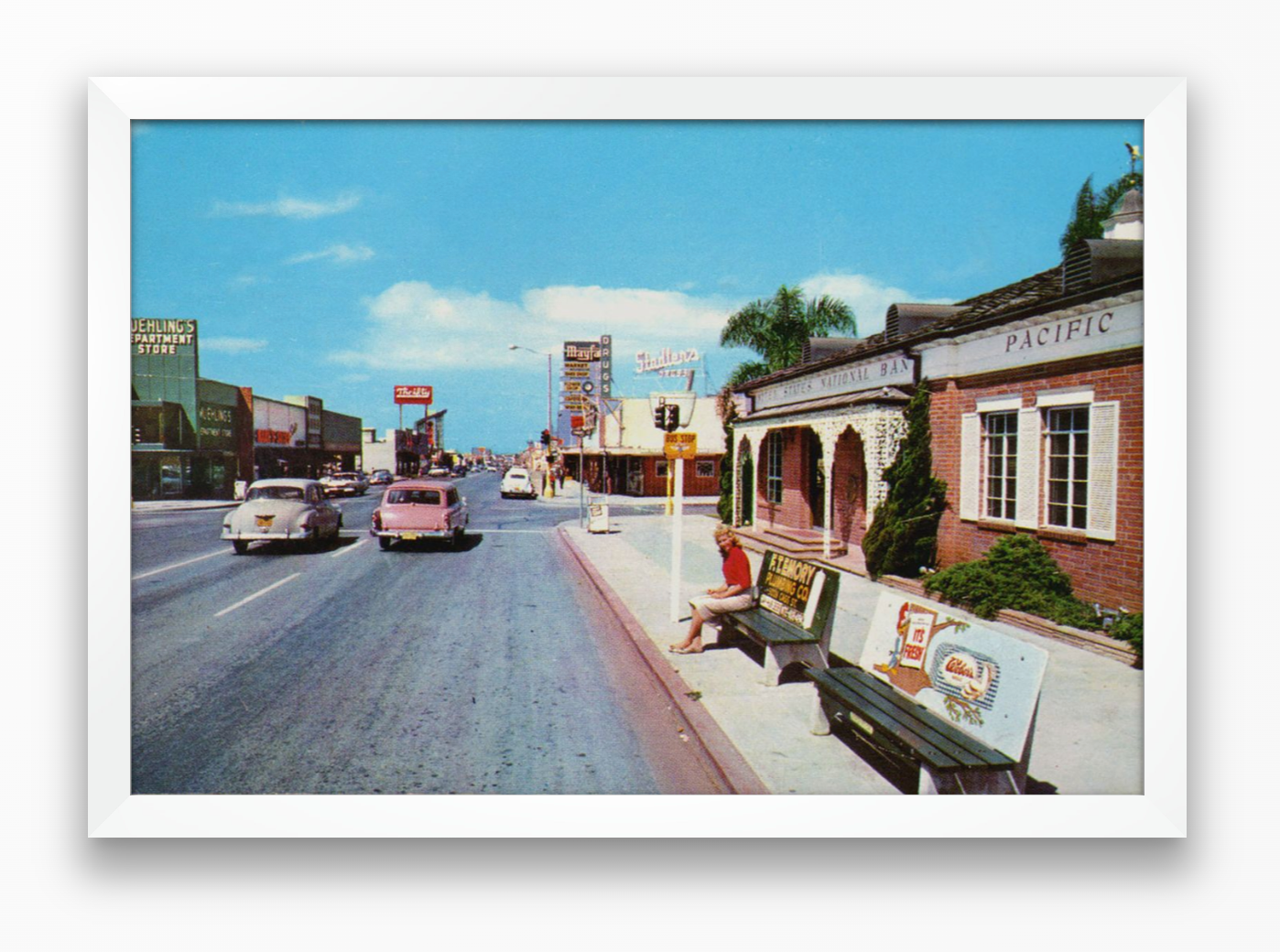 Garnet Avenue, Pacific Beach, 1950s
