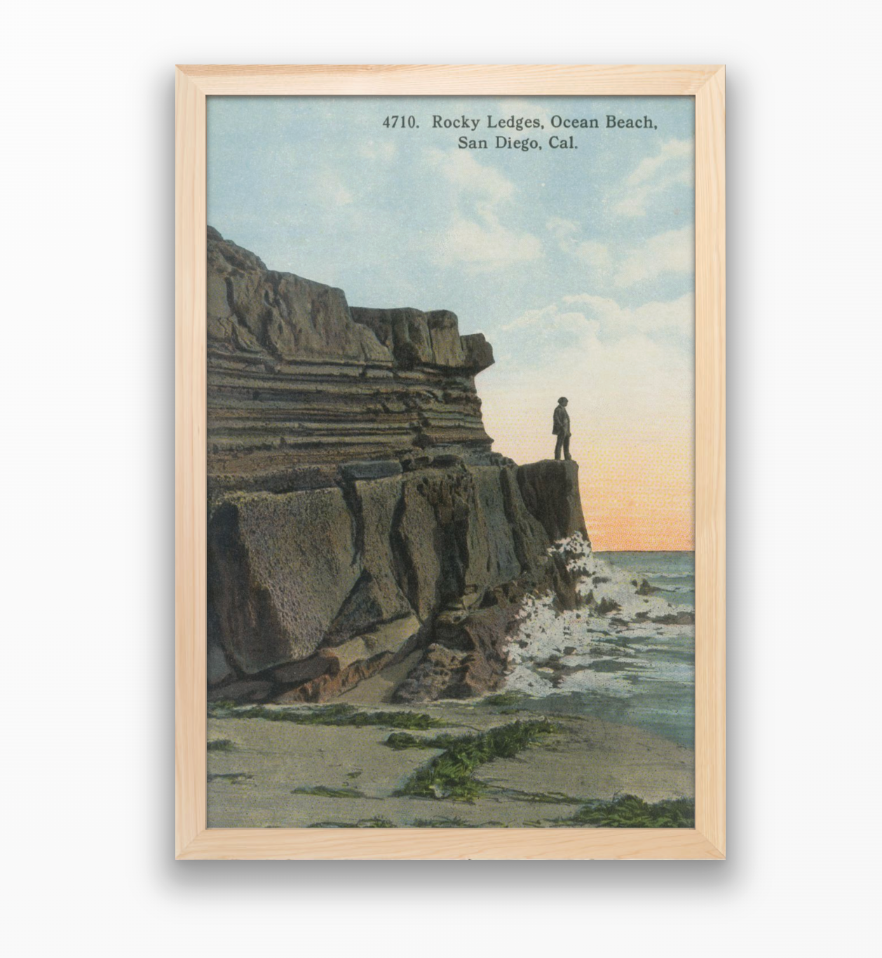 Rocky Ledges, Ocean Beach, San Diego, 1900s