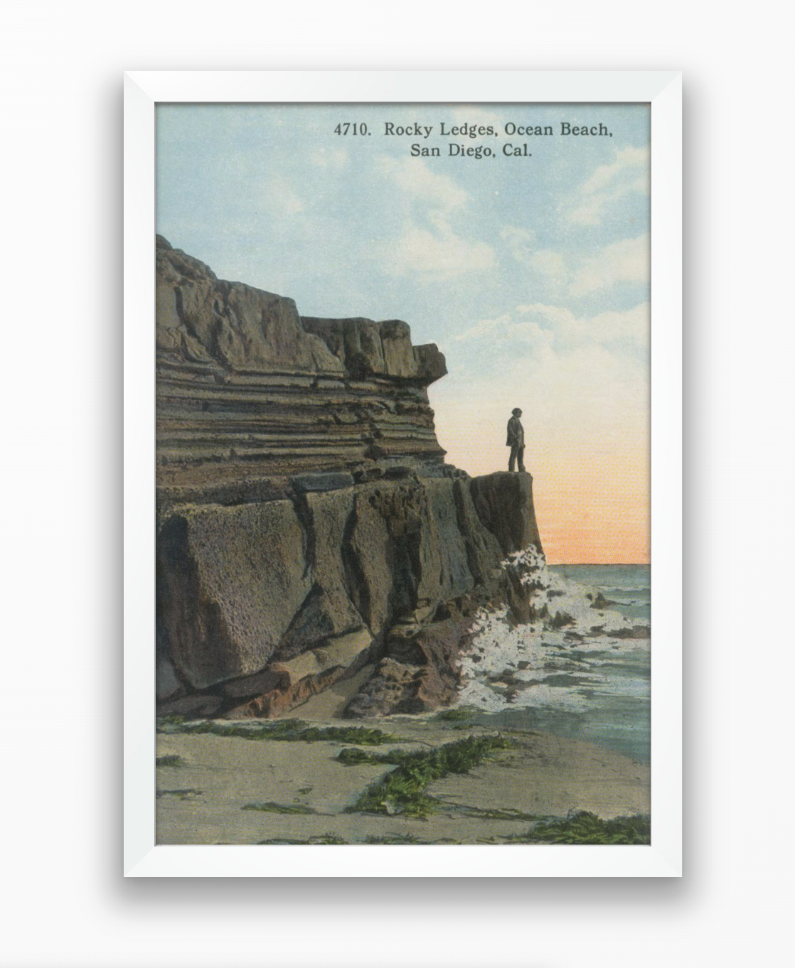 Rocky Ledges, Ocean Beach, San Diego, 1900s
