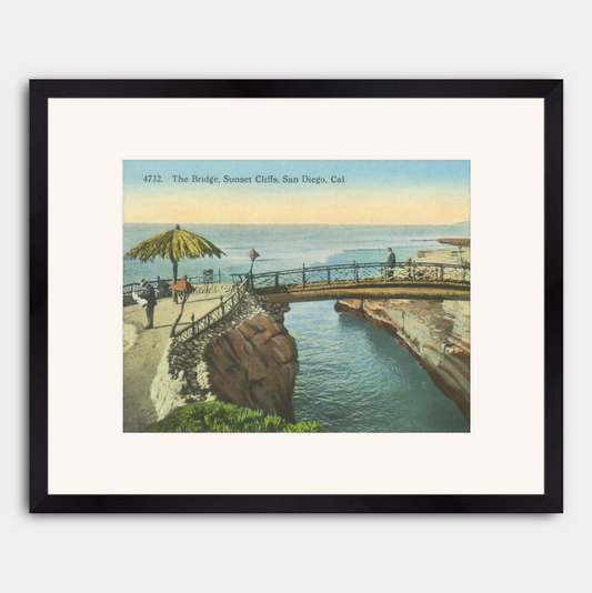 The Bridge, Sunset Cliffs, San Diego circa 1915