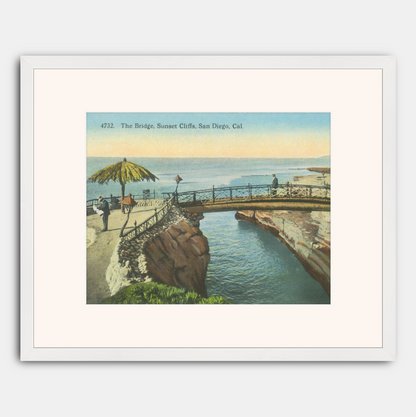 The Bridge, Sunset Cliffs, San Diego circa 1915
