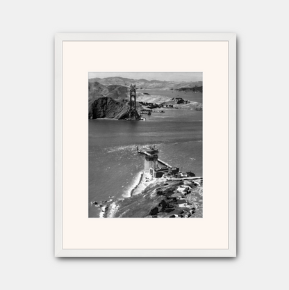 Golden Gate Bridge Under Construction, 1934