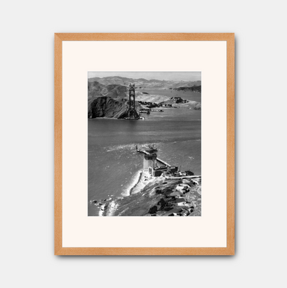 Golden Gate Bridge Under Construction, 1934