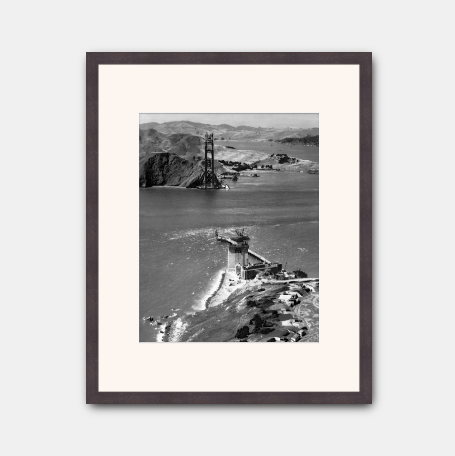 Golden Gate Bridge Under Construction, 1934