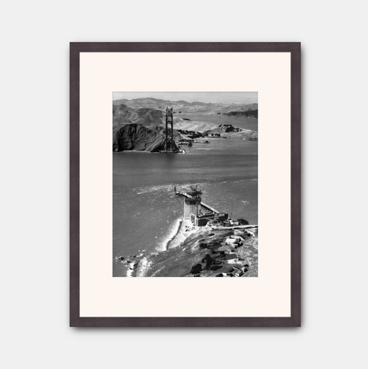 Golden Gate Bridge Under Construction, 1934