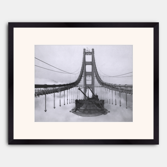 Golden Gate Bridge During Construction, 1936.