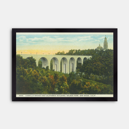 Cabrillo Bridge and California Building, Balboa Park, 1930s