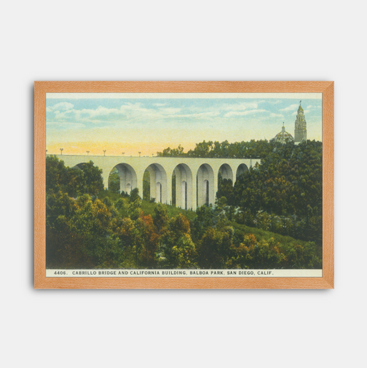 Cabrillo Bridge and California Building, Balboa Park, 1930s