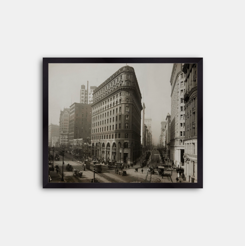Market, Post & Montgomery Streets, c. 1910